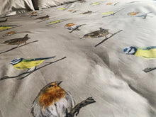 Cotton Garden Birds Duvet Cover & 2 Pillow Cases