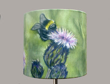 Bee on Thistle Lampshade