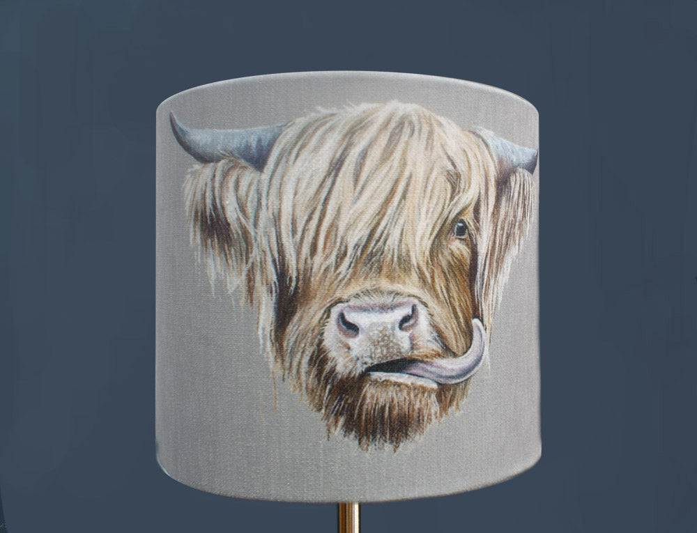 Highland cow lampshade new arrivals