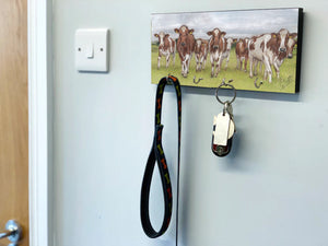 Ayrshire Cows Key Holder