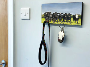 Angus Cattle Key Holder