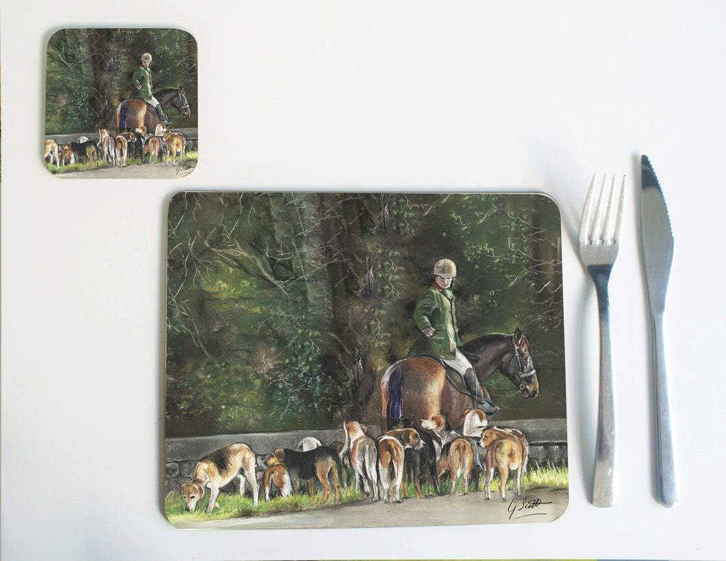 Horse and Hounds Placemat