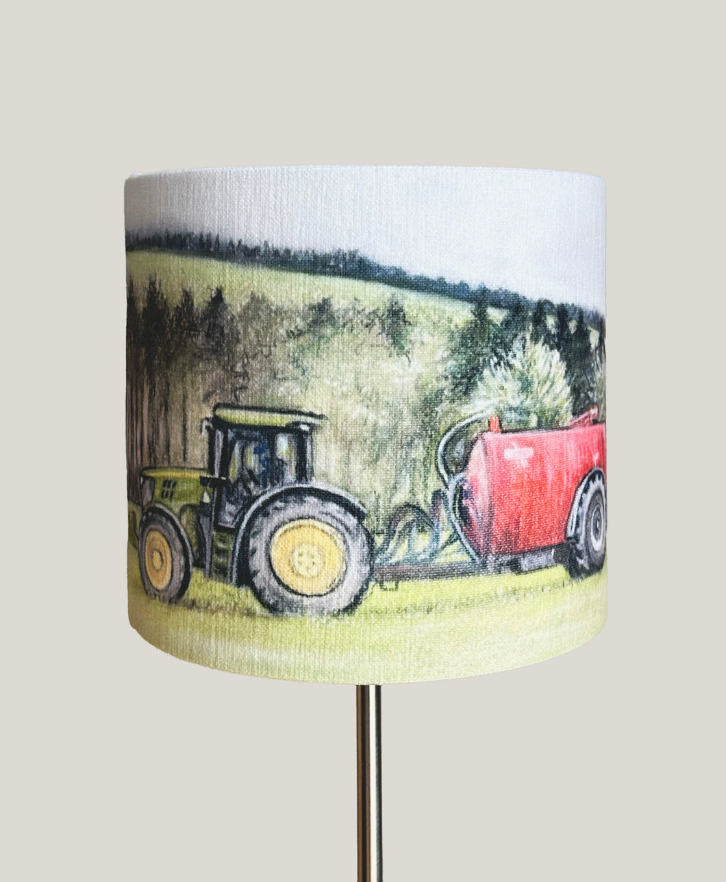 Tractor With Slurry Tanker Lampshade