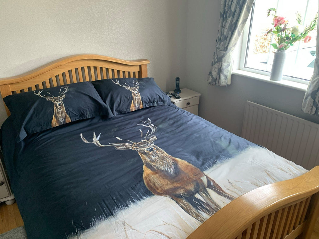 Cotton Stag Duvet Cover & 2 Pillow Cases