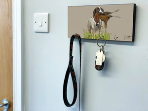 Spaniel With Pheasant Key Holder (2)