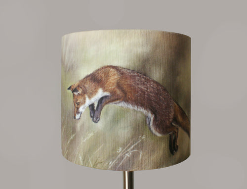 Fox Leaping Lampshade