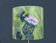 Bee on Thistle Lampshade