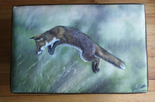 Leaping Fox Footstool