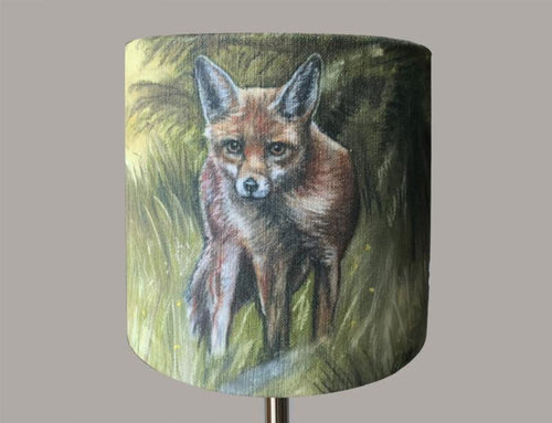 Fox in Woodland Lampshade