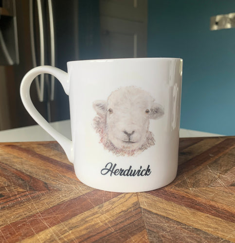 Herdwick Sheep Bone China Mug