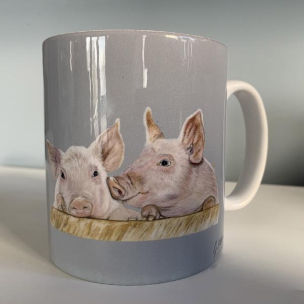 Piglets Farming Themed Mug