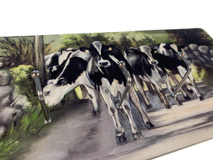 Friesian Cows Key Holder
