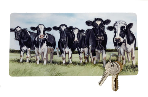 Friesian Cows Key Holder