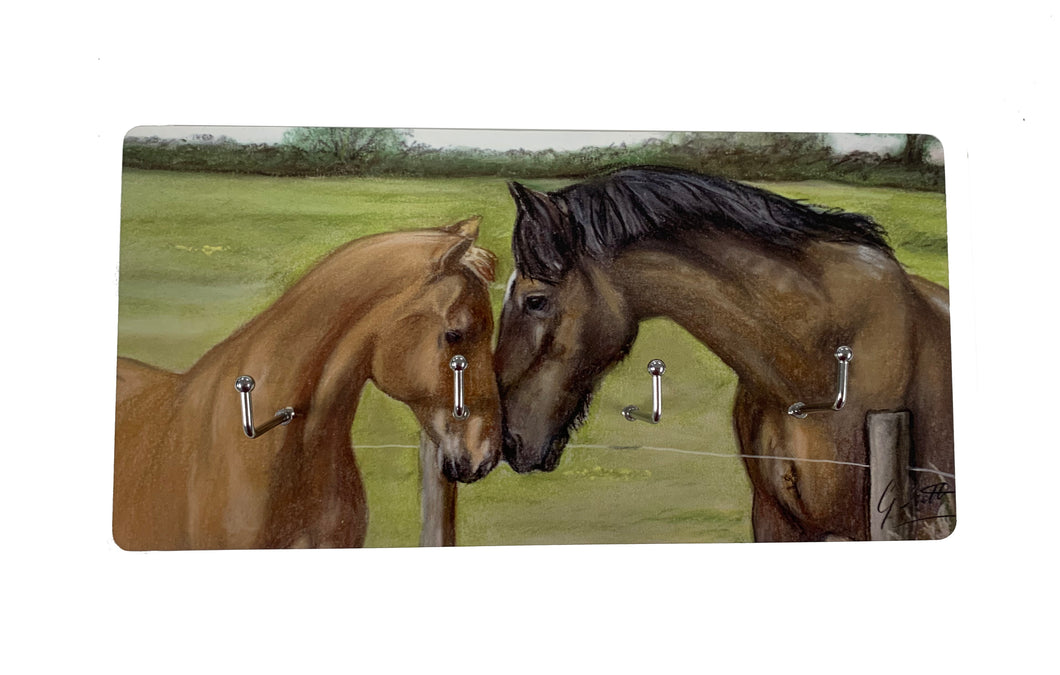 Horse and Foal Key Holder