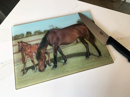 Horse and Foal Worktop Saver