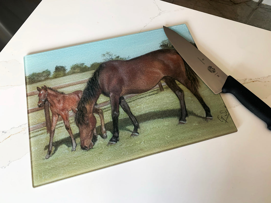 Horse and Foal Worktop Saver