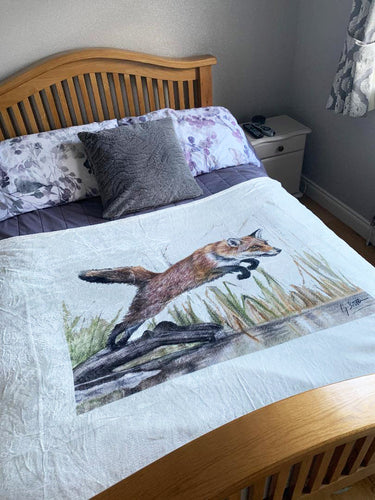 Leaping Fox Super Soft Blanket