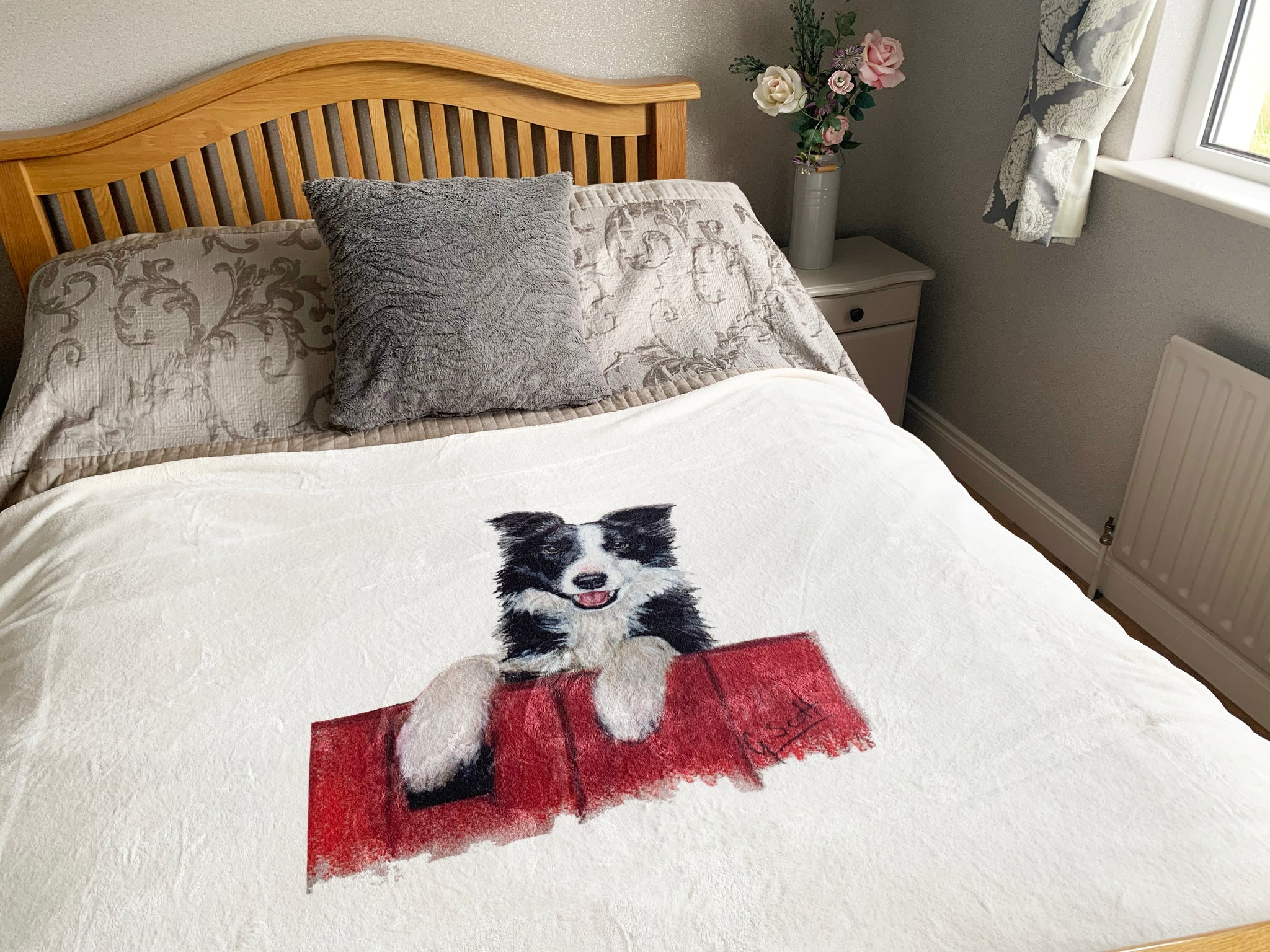 Collie Super Soft Blanket – Grace Scott Art