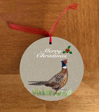 Single Pheasant Hanging Decoration