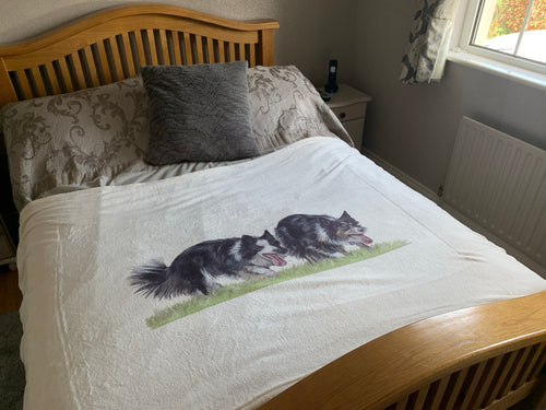 Working Collies Super Soft Blanket