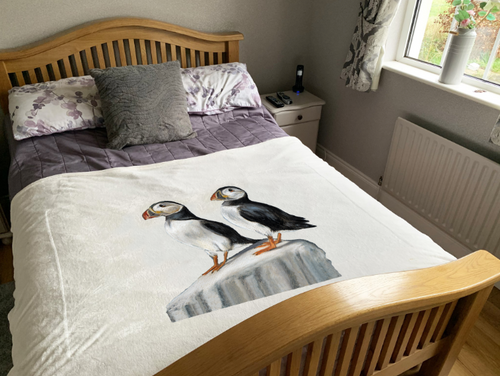 Puffin Super Soft Blanket