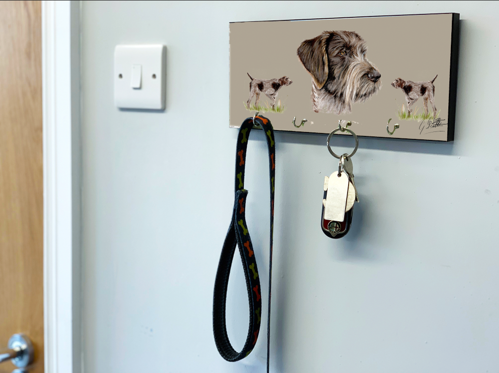 German Wirehaired Pointer Key Holder