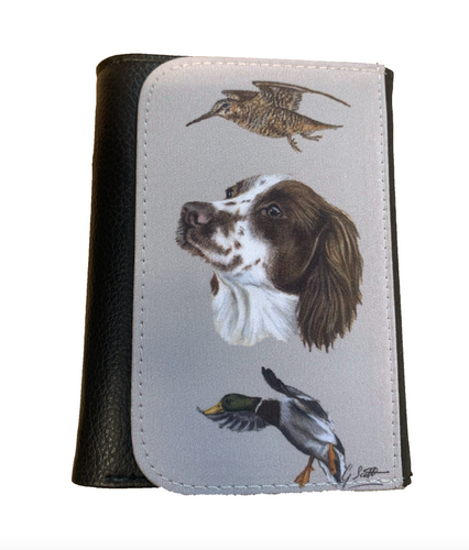 spaniel with pheasant brown spaniel