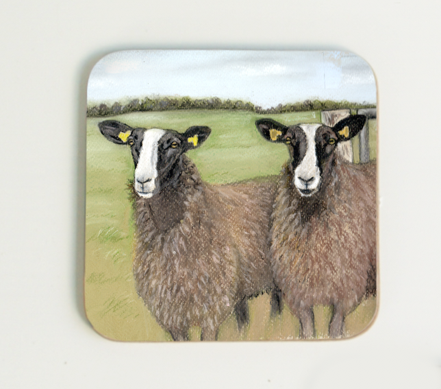 Zwartble Sheep Coaster