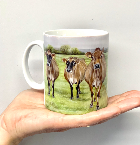 Jerseys Farming Themed Mug