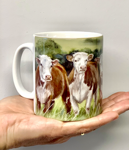 Herefords Farming Themed Mug