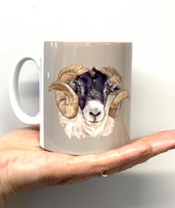 Sheep's Head Farming Themed Mug