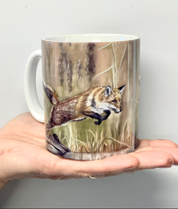 Fox Leaping Mug