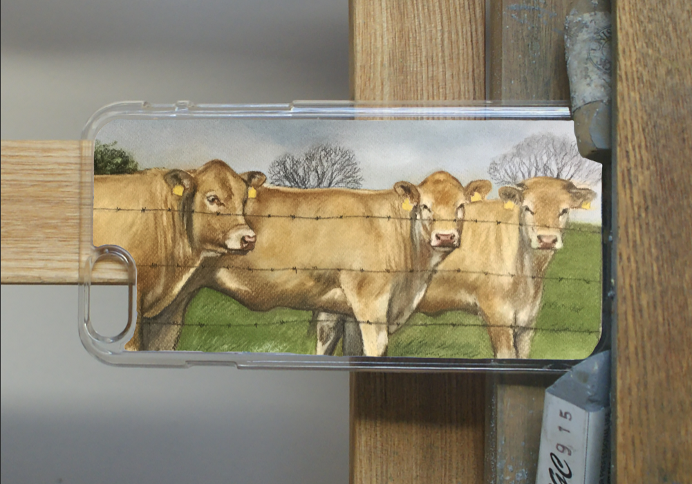 Blonde Cattle Phone Case