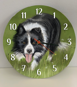 Working Collie Farming Themed Clock