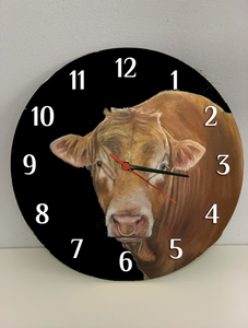 Limousin Farming Themed Clock
