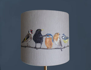 Birds in Row Lampshade