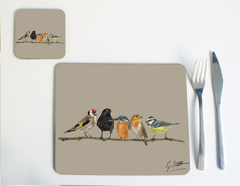 Birds in Row Placemat
