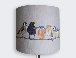 Birds in Row Lampshade