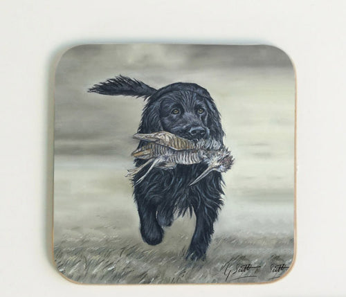 Black Cocker Spaniel Coaster