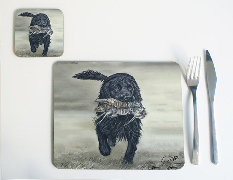 Black Spaniel Placemat