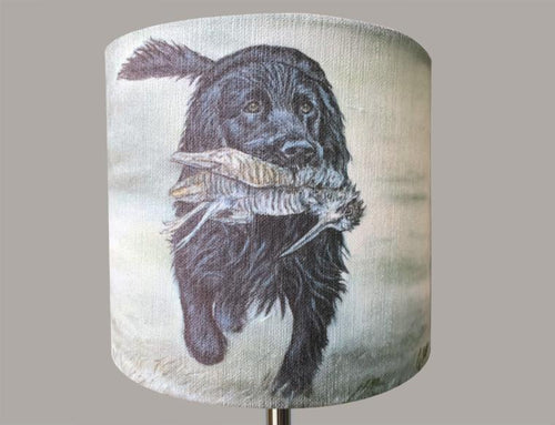 Black Cocker Spaniel Lampshade