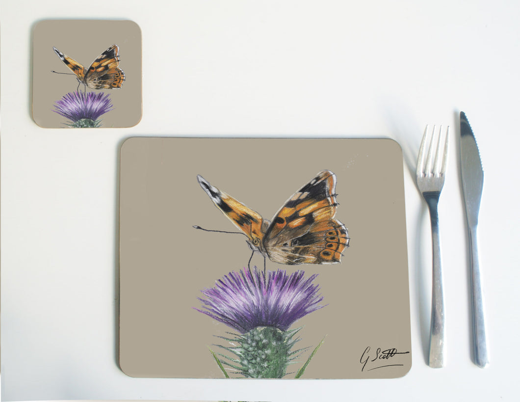 Butterfly On Thistle Placemat