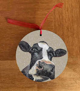 Friesian Cows Head Hanging Decoration