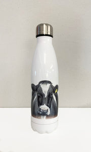 Friesian Cow Farming Themed Water Bottle Flask