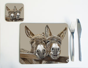 Donkeys over Gate Placemat