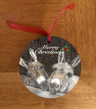 Donkeys Over Gate Hanging Decoration