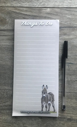 Donkey Foal To Do List