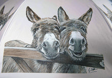 Donkeys Over Gate Umbrella