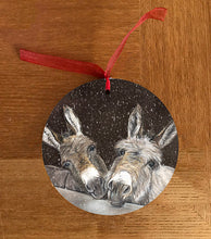Donkeys Over Gate Hanging Decoration