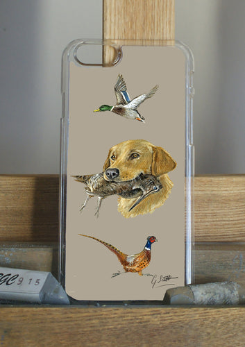 Golden Labrador With Mallard Phone Case